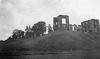 Bodzentyn - Zamek w Bodzentynie na zdjciu z 1937 roku