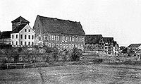 Braniewo - Zamek przed przebudow na szko na zdjciu z 1873 roku
