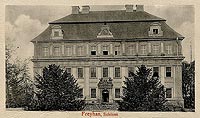 Cieszkw - Zamek w Cieszkowie na zdjciu z 1919 roku