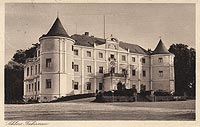 Czernina - Paac w Czerninie na zdjciu z 1935 roku