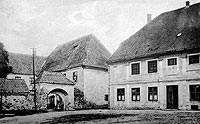 Dbrwno - Zamek w Dbrwnie na fotografii z koca XIX wieku