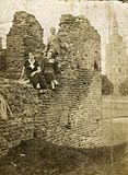 Dankw - Zamek w Dankowie na zdjciu z 1925 roku