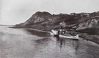 Dobrzy nad Wis - Zamek w Dobrzyniu na zdjciu z lat 1920-25