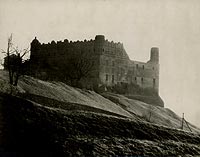 Golub-Dobrzy - Zamek w Golubiu na zdjciu z lat 1916-24 roku
