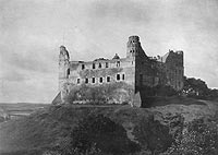 Golub-Dobrzy - Zamek w Golubiu na zdjciu Jana Buhaka z okresu midzywojennego