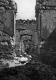 Janowiec - Ruiny zamku w Janowcu na zdjciu z okresu midzywojennego