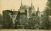 Kliczkw - Zamek w Kliczkowie na widokwce z 1918 roku