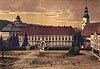 Midzylesie - Zamek w Midzylesiu na widokwce z lat 1915-1920