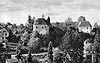 Niemcza - Zamek w Niemczy na widokwce z 1948 roku