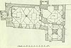 Poty - Plan przyziemia zamku w Potach, 'Die Bau- und Kunstdenkmler der Provinz Pommern.T.2,Bd.2, H. 10, Der Kreis Regenwalde',1912