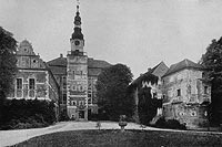 Pielaszkowice - Zamek w Pielaszkowicach na zdjciu z 1913 roku
