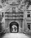 Pakowice - Zamek w Pakowicach na zdjciu z lat 1900-10