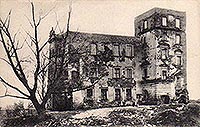 Poty - Zamek w Potach w 1917 roku