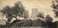 Poty - Zamek w Potach na zdjciu z lat 1900-20