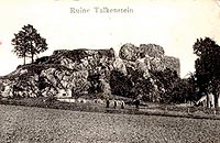 Podskale - Ruiny zamku Rzsiny w 1912 roku