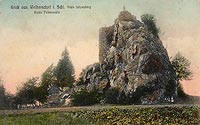 Podskale - Pozostaoci zamku w Podskalu w pocztkach XX wieku