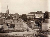 Poczyn-Zdrj - Zamek w Poczynie-Zdroju na zdjciu z lat 1910-20