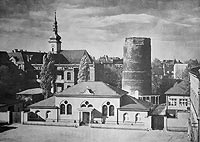 Prudnik - Zamek w Prudniku na zdjciu z lat 1920-29