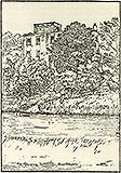 Poty - Zamek w Potach na rysunku z przeomu XIX i XX wieku
