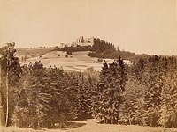 Rudno - Zamek Tenczyn na zdjciu z 1889 roku