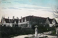 Siedlisko - Zamek w Siedlisku na pocztwce z 1912 roku