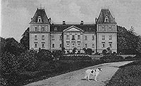Stolec - Zamek w Stolcu na pocztwce z 1929 roku