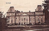 Stolec - Zamek w Stolcu na pocztwce z okoo 1905 roku